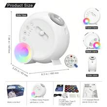 Projecteur de galaxie Planétarium 13 en 1 - Projecteur d'étoiles et de météores avec haut-parleur Bluetooth pour chambre - Lampe projecteur de nébuleuse rotative à 360°, Projecteur de lumière de nuit étoilée avec télécommande et minuterie pour cinéma maison, plafond, décoration de pièce