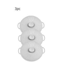 1pc/3pcs Silicone Bowl Covers Silicone Microwave Covers, 3 Sizes Reusable, Suitable For Cups, Bowls, Plates, Pots, Pans, Frying Pans, Stovetop, Oven, Refrigerator Dishwasher Friendly