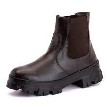 Pettinari Women's Chelsea Boot Tractor - Cà phê nâu - Xem 2