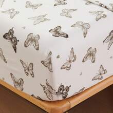 Farfallarossa 豪华透气床上用品套装包括 1 个耐用羽绒被套、1 个柔软床笠和 1/2 个枕套 - 超柔软超细纤维，具有抗皱、防过敏和易于护理的特点 - Summer of Butterflies - 查看 2