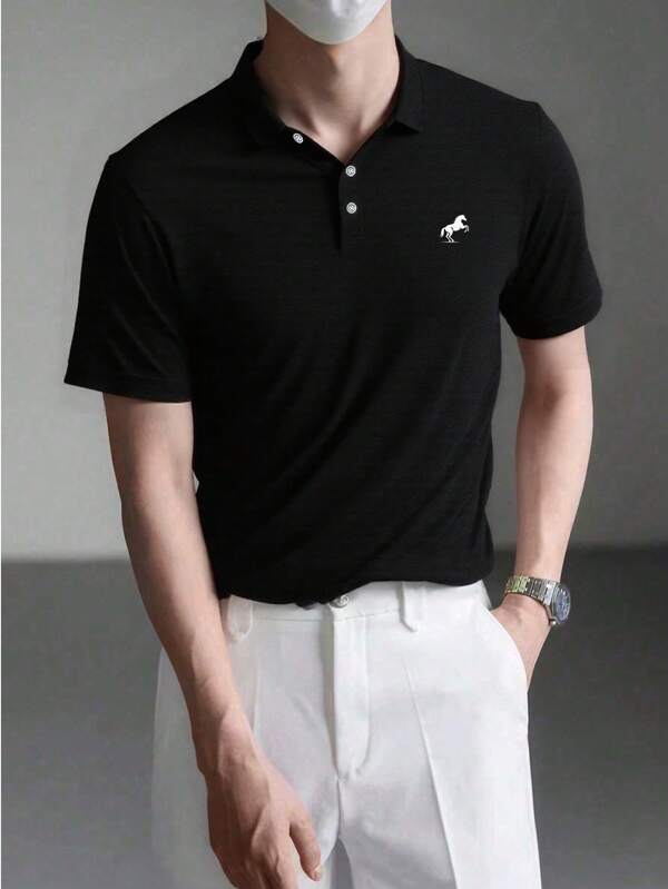 Men's Short Sleeve Casual Polo Shirt Golf Sports Tops T-Shirt