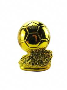 Trophée de football en résine de luxe, modèle souvenir