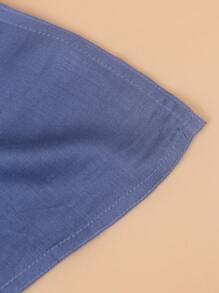 1条高品质纯色柔软透气粘胶纤维头巾，适合日常搭配长袍或连衣裙佩戴