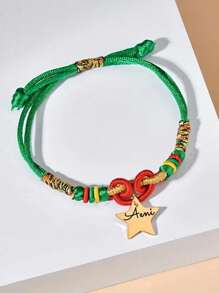 Customized Chinese Element Braided Bracelet, Perfect Gift For Friends And Family