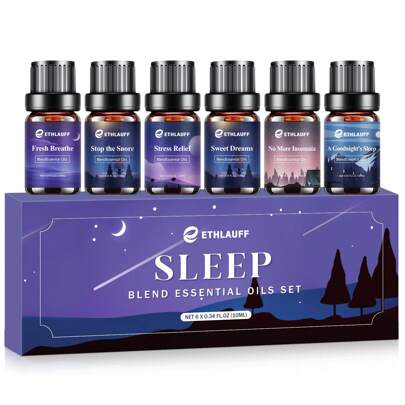 Essential Oils, Fragrance Oil Set( Gentleman,Fruit,Woody,Sleep,Relax)Essential Oils For Diffuser For Home,Air Freshening Diffuser Oils Scents For Aromatherapy,Laundry,Candle&Soap Making,Humidifiers