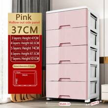 Drawer-Style Shoe Cabinet, Narrow Slit Storage Cabinet, Side Shelf Cabinet, Multi-Layer Plastic Bedside Cabinet, Bathroom