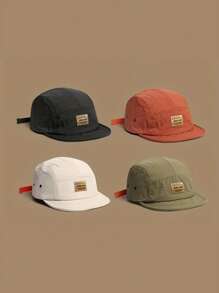 1pc Retro Japan Street Style Men Short Peak Baseball Cap, Outdoor Quick-Dry Breathable Lightweight American Hip Hop Snapback