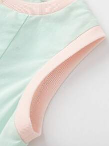 Balabala Girls' Dress, 2025 Summer Princess Style Baby Dress - Pink Green - View 7