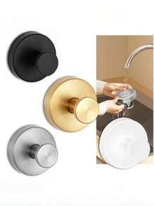 1pc Stainless Steel Bathroom Organizer Hook, Robe Hook & Other Storage Hook