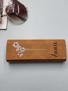 Personalized Custom Sunglasses Case Personalized Leather Sunglasses Case Leather Glasses Case