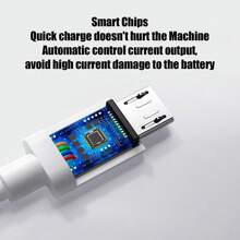 White Micro 5-Pin Data Cable - 1 Meter Long, Universal High-Speed Charging Compatible With Honor, Coolpad, And More - Fast Charging & Flash Charge Supported For Convenient Device Connectivity And Enhanced Lifestyle.