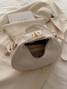 Fashionable Solid Color Woven Pattern Embossed Handbag With Casual And Simple Elegant, Suitable For Shopping, Wallets, Shopping, Young Women, College Students, Newcomers, White-Collar Workers. They Are Very Suitable For Offices, Universities, Work, Business, Commuting, Outdoor Activities, Travel, And Outings