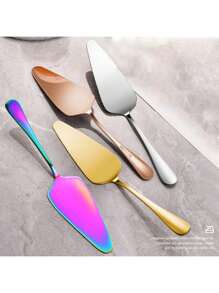 1 件装馅饼铲，不锈钢甜点糕点馅饼蛋糕铲，适用于生日庆祝派对婚礼居家，带齿蛋糕铲，厨房配件