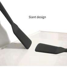 Espátula de silicona para tortilla de huevo, crepé, Brownie, juego de espátula de goma fina para utensilios de cocina antiadherentes, 1. Z13B - Negro - Ver 6