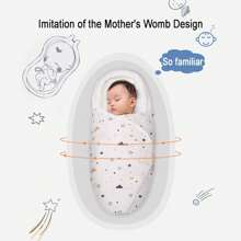 Newborn Swaddle Blanket, Baby Sleeping Bag, Swaddle Blanket 0-2 Months, Cotton Baby Wrap, Newborn Swaddle For Boys And Girls (White) - 白色 - 查看 4