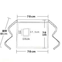 Chef's Half-Length Apron, Short Apron For Hotel & Restaurant Kitchen Staff