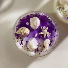 1pc/2/Pcs/6pcs Shell Sequin Aromatherapy Candle Gift Fragrance Color Sequin Dried Flower Soybean Conch Candle - Christmas Gift - Candlelight Dinner - Furniture Essential - Party Gathering -6 Unique Fragrances Create A Romantic Atmosphere, Perfect For Valentine's Day And Graduation Gifts!