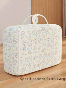 1 件大容量卡通旅行收纳袋 - 可折叠被子和衣物收纳袋，塑料搬家和包装袋 - 彩色 - 查看 8