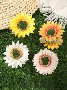 1 pieza de Pinza para el cabello con forma de flor de lirio estilo bohemio, pinza para el cabello con forma de flor como regalo del Día de San Valentín