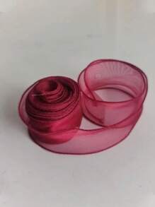 1 件节日礼品包装鲜花烘焙包装,花束丝带蝴蝶结欧根纱缎带 DIY 生日/婚礼,情人节礼物包装材料,适用于花卉、蛋糕、头发、丝带、薄纱和欧根纱丝绸婚礼花束 - 彩色 - 查看 8