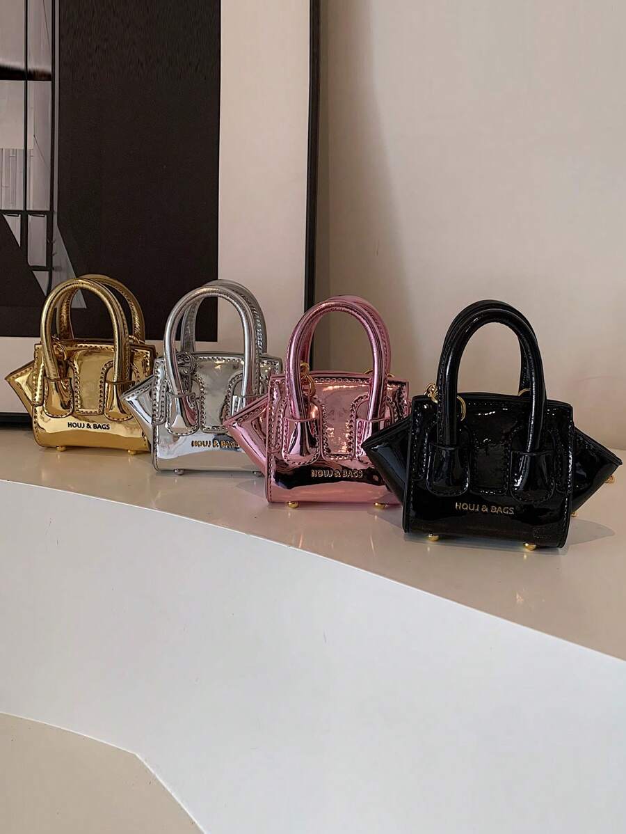 Popular Shiny Niche Mini Wing Bag Big Eye Bag Fashionable Pocket Smiling Face Bag Fashionable Versatile Handbag Super Cute Mini Bag Kawaii Mini Crossbody Bag