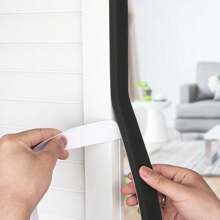 2 Rolls 1.5cm*2m Window Sealing Strips, Door Soundproof Anti-Dust Windproof Foam Gasket For Steel Windows, Self-Adhesive
