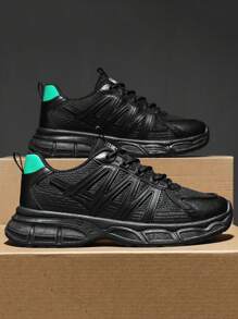Zapatillas de malla transpirables para hombre, zapatillas deportivas informales con suela gruesa, adecuadas para adolescentes, casual de verano, deportes al aire libre, viajes, regalos de graduación, accesorios de vestir para cumpleaños