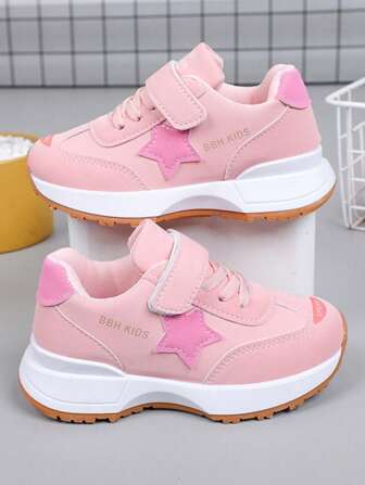 Children's Outdoor Versatile New Style Comfortable Soft Sole Suitable For Spring, Summer, Autumn, Winter, Shopping, Travel, Party, Fashion Casual Thick Sole Cartoon Cute Sports Shoes