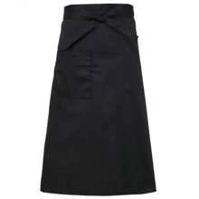 Chef's Half-Length Apron, Short Apron For Hotel & Restaurant Kitchen Staff