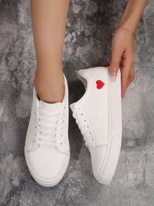 2025春秋新款百搭休闲运动鞋，小品牌设计别致休闲时尚女士运动鞋 - 白色 - 查看 4