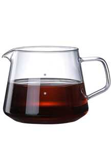 Brutelle 1pc Heat-Resistant Glass Coffee Pot, Compact And Portable, Suitable For Kitchen, Bar, Restaurant, Office - 600ML Two Points - View 7