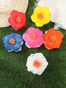1 pieza de Pinza para el cabello con forma de flor de lirio estilo bohemio, pinza para el cabello con forma de flor como regalo del Día de San Valentín