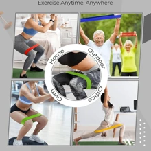 1pc Resistance Bands For Working Out, Exercise Bands Resistance Bands Set With 5 Resistance Levels, Multi-Colored Workout Bands For Indoor And Outdoor Fitness, Leg Strength Training, Rehab, Yoga