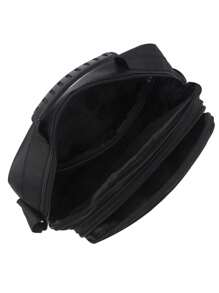 男士简约休闲斜挎包，尼龙斜挎包，纯色轻便小手提包，工具包