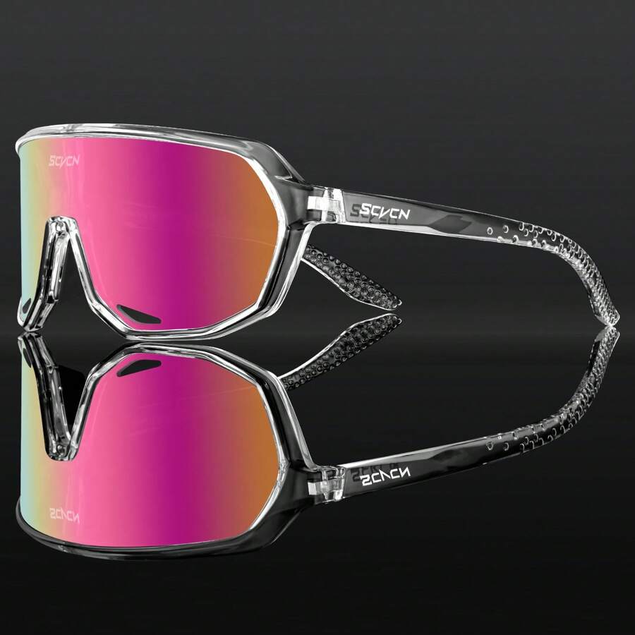 1pc SCVCN Women Sports Glasses Casual Outdoor Sports Goggles Easy Comfort Casual Outfits Outdoor Cycling Glasses For Summer Beach Vacation,Outdoor,Travel Autumn Accessories Goggles - 彩色 - 查看 1