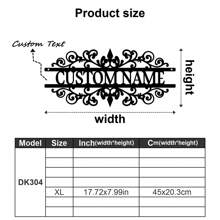 1pc Custom Vintage Metal Doorplate Decorative Art, Rural Street Nameplate Wall Decorations - Personalized Door Numbers And Text - Wall-Mounted Multifunctional Address Signs, House Numbers, Outdoor Address Signs, Farmhouse Door Art,Graphic Print