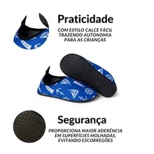 Children's Shoes For Boys, Non-Slip Aquatic Shoes For Swimming Pool, Spider/Boat/Game Over