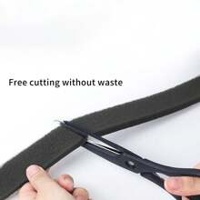 2 Rolls 1.5cm*2m Window Sealing Strips, Door Soundproof Anti-Dust Windproof Foam Gasket For Steel Windows, Self-Adhesive