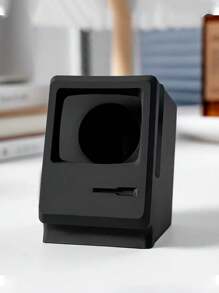 1pc Retro Computer Shaped Silicone Charging Stand, Desktop Charging Dock Display Holder Compatible With Apple Watch 8/SE/7/6/5/4/3/2/1 (Charger Not Included)