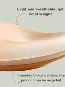 2 Pairs Of Bikini Swimsuit Underwear Heart-Shaped Sponge Self-Adhesive Thickened Breast Pads, Insert Swimsuit Bra Sea Underwear Sponge Breast Pads Small Breasts Become Big Breasts Can Prevent Sagging Sponge Heart-Shaped Pad Breast Pads Seamless And Invisible