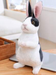 Aufrechte Kaninchen Plüschfiguren, 24cm, sortierte Farben, Polyester, perfekt für Halloween, Thanksgiving, Weihnachten, Neujahr, Valentinstag, Muttertag, Karneval, Ostern, Zuhause, Büro, Auto, Outdoor Deko