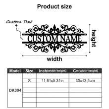 1pc Custom Vintage Metal Doorplate Decorative Art, Rural Street Nameplate Wall Decorations - Personalized Door Numbers And Text - Wall-Mounted Multifunctional Address Signs, House Numbers, Outdoor Address Signs, Farmhouse Door Art,Graphic Print