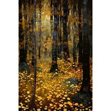 1 幅抽象花卉帆布画现代花卉印刷海报墙壁艺术画适用于客厅家居卧室装饰教室无框架