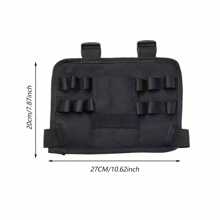 1pc Black Tool Pouch, Multi-Functional Oxford Cloth Tool Bag With Belt - Black - View 5