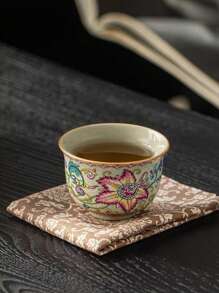 1 chiếc tách trà bằng gốm thủ công hình hoa loa kèn, thiết kế chống trượt, tách trà tinh xảo cao cấp cho gia đình và văn phòng, quà tặng sang trọng cho bạn bè và người lớn tuổi khi trở lại trường - Cây kèn trumpet - Xem 8