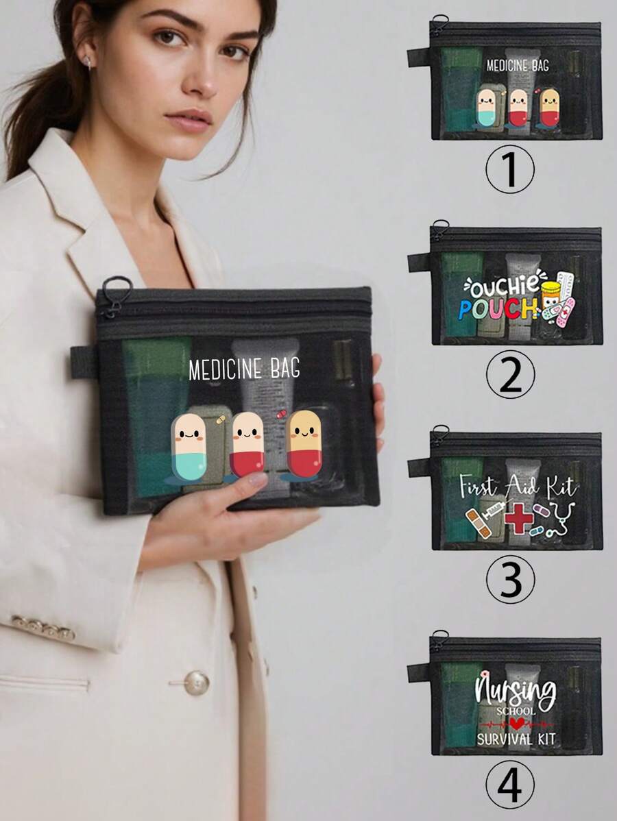 Portable Faux Leather Hat Clip | Magnetic Attachment | Portable | Travel & Storage,Can Hang Bags, Scarves, Masks, Glasses Clips, Magnetic Hats, Storage Clips,Medicine Bag, Portable First Aid Kit, Cute Pill Case, Vacation, Camping, Pill Organiser Travel Essentials Travel Accessories Travel Must Haves - Multicolor - View 1