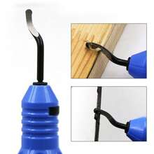 Set di utensili manuali per sbavatura, inclusi coltello per sbavatura, raschietto, utensile per bordi, manico, utensile per smusso, adatto per lavorazione del legno, idraulica, plastica e lavori metallici
