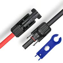 200/100/40/20/10/5 Pcs Conector Solar DC 1000V30A Panel Stecker IP67 impermeable Kit de Conectores para Cable PV/MC 2.5/4/6mm2 - 10 piezas (5 pares) - Ver 7