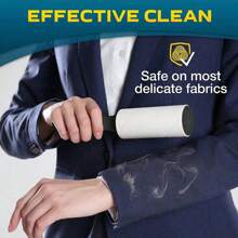 240 Sheets Super Sticky Lint Roller - Pet Hair Remover - Set Includes 1 Handle And 6 Refills, For Car Carpet, Car Seat, Car Interior, Furniture, Sofa And Clothes