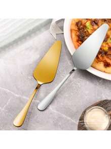 1 件装馅饼铲，不锈钢甜点糕点馅饼蛋糕铲，适用于生日庆祝派对婚礼居家，带齿蛋糕铲，厨房配件